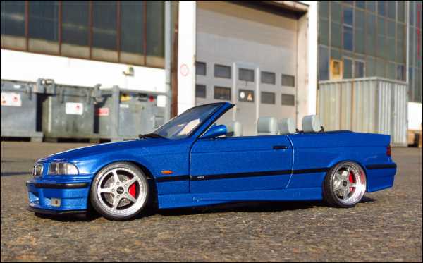 1:18 BMW E36 M3 Cabrio Estorilblau (RAR)